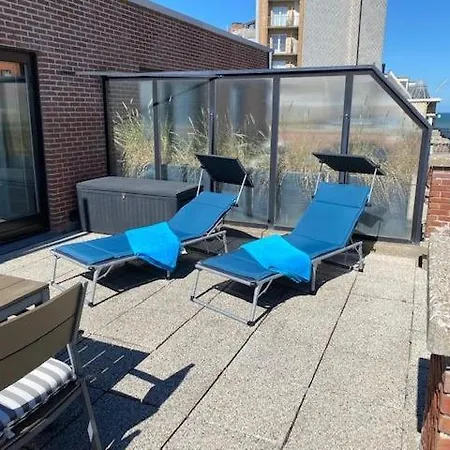 Gezellig Dakappartement Met Zeezicht En 2 Terrassen 아파트